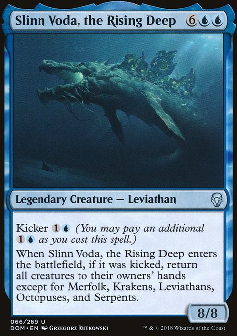 Slinn Voda, the Rising Deep, Dominaria #66, Magic: The Gathering card