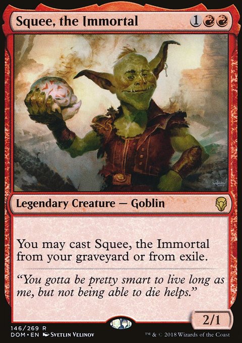 Squee, the Immortal, Dominaria #146, Magic: The Gathering card