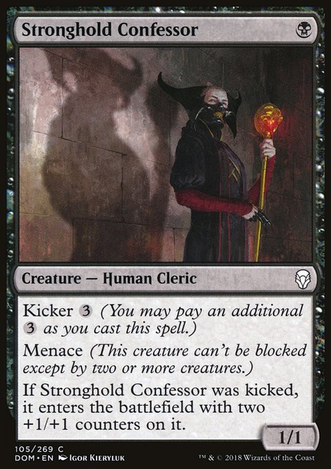 Stronghold Confessor, Dominaria #105, Magic: The Gathering card