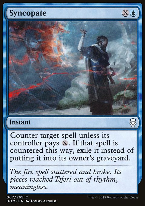 Syncopate, Dominaria #67, Magic: The Gathering card