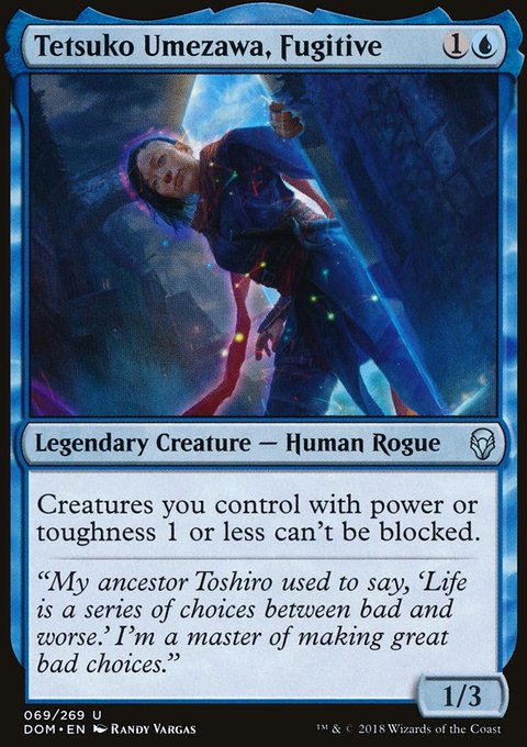 Tetsuko Umezawa, Fugitive, Dominaria #69, Magic: The Gathering card