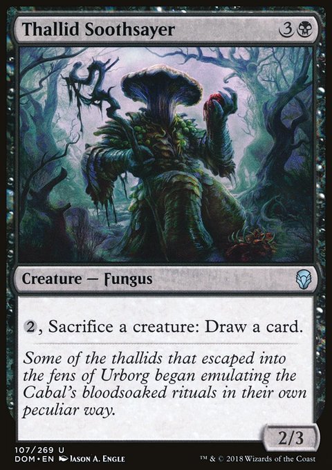 Thallid Soothsayer, Dominaria #107, Magic: The Gathering card