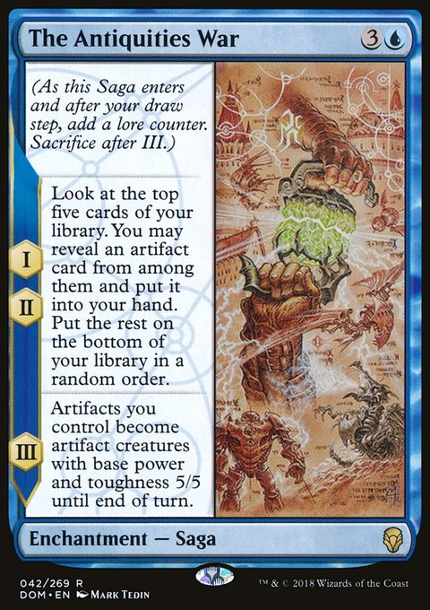 The Antiquities War, Dominaria #42, Magic: The Gathering card