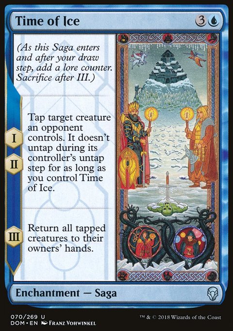 Time of Ice, Dominaria #70, Magic: The Gathering card