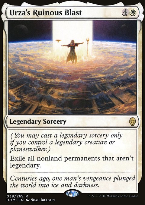 Urza's Ruinous Blast, Dominaria #39, Magic: The Gathering card