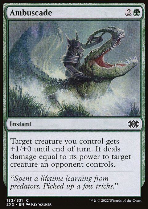 Ambuscade, Double Masters 2022 #133, Magic: The Gathering card