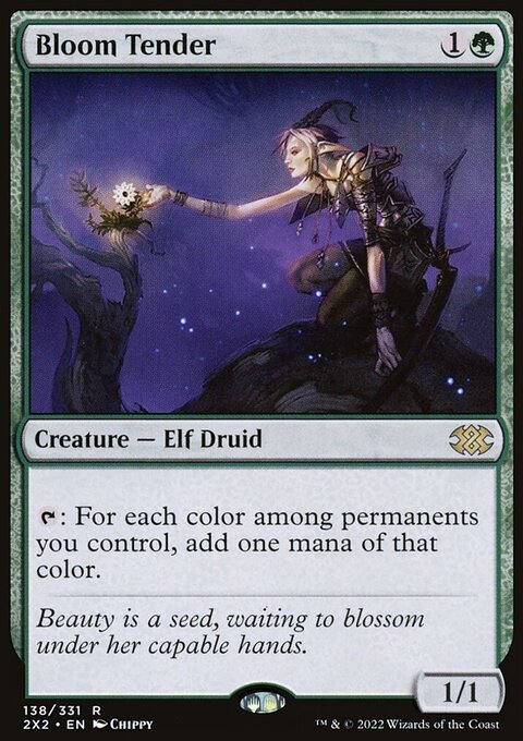 Bloom Tender, Double Masters 2022 #138, Magic: The Gathering card