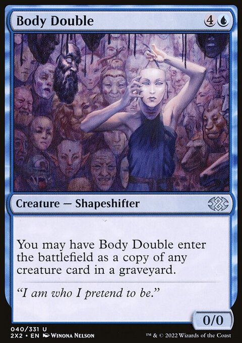 Body Double, Double Masters 2022 #40, Magic: The Gathering card