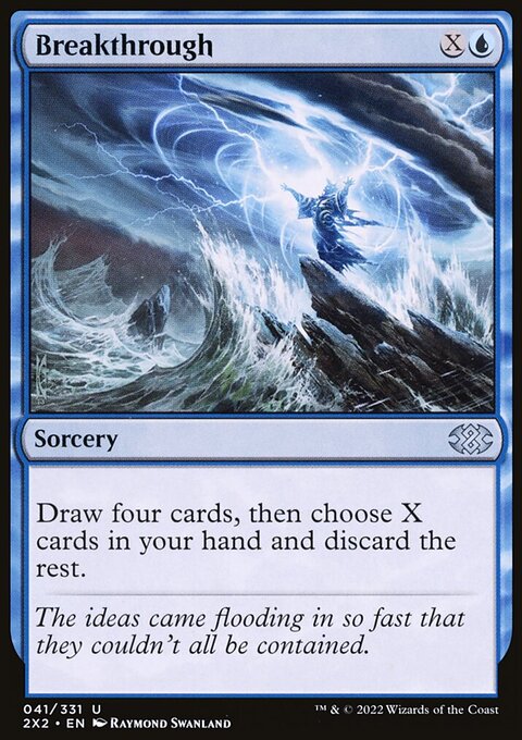 Breakthrough, Double Masters 2022 #41, Magic: The Gathering card