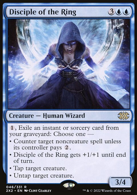 Disciple of the Ring, Double Masters 2022 #46, Magic: The Gathering card
