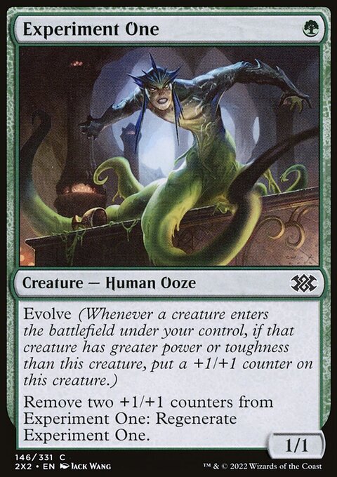 Experiment One, Double Masters 2022 #146, Magic: The Gathering card