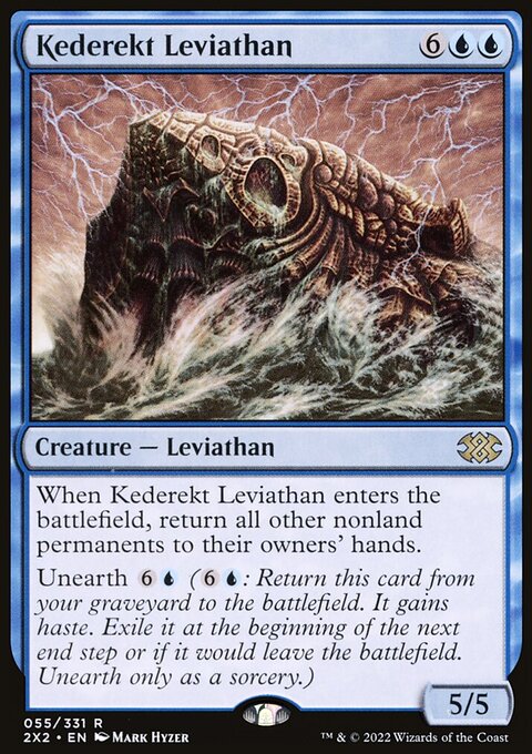 Kederekt Leviathan, Double Masters 2022 #55, Magic: The Gathering card