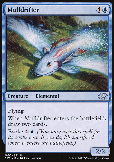 Mulldrifter, Double Masters 2022 #60, Magic: The Gathering card