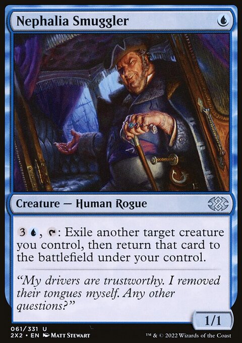 Nephalia Smuggler, Double Masters 2022 #61, Magic: The Gathering card