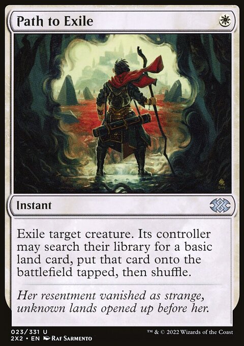 Path to Exile, Double Masters 2022 #23, Magic: The Gathering card