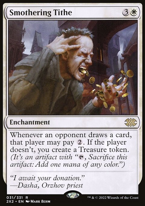 Smothering Tithe, Double Masters 2022 #31, Magic: The Gathering card