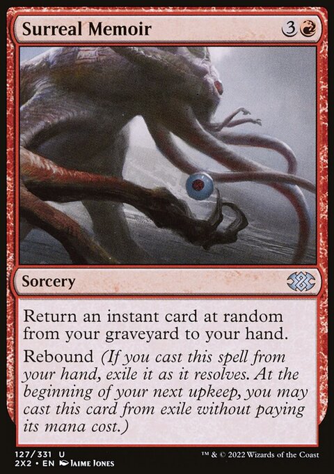 Surreal Memoir, Double Masters 2022 #127, Magic: The Gathering card