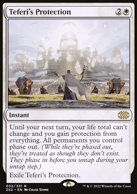 Teferi's Protection, Double Masters 2022 #32, Magic: The Gathering card