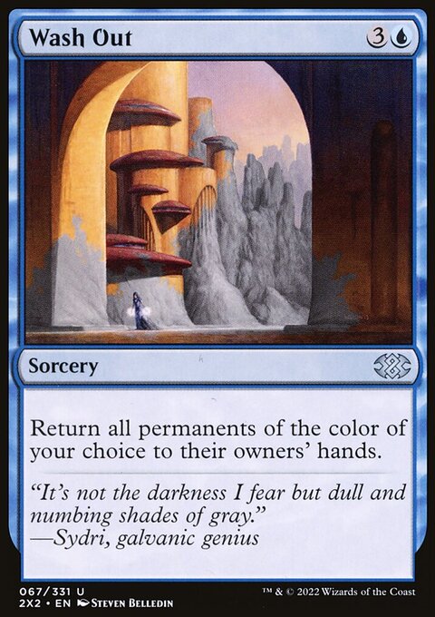 Wash Out, Double Masters 2022 #67, Magic: The Gathering card