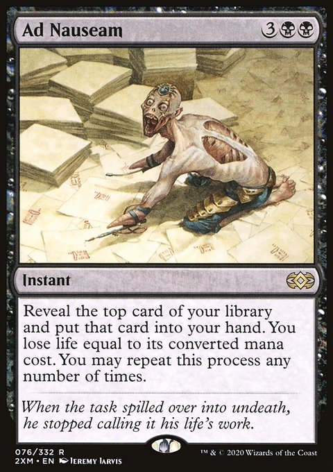 Ad Nauseam, Double Masters #76, Magic: The Gathering card