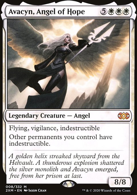 Avacyn, Angel of Hope, Double Masters #8, Magic: The Gathering card