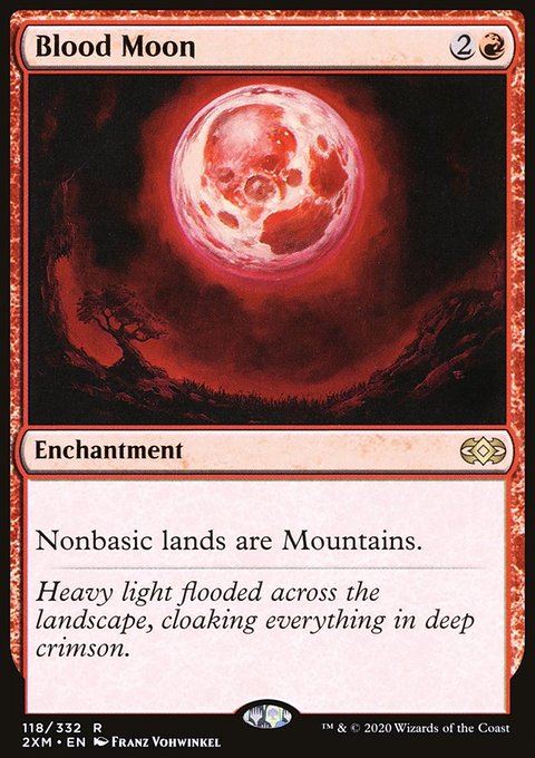 Blood Moon, Double Masters #118, Magic: The Gathering card