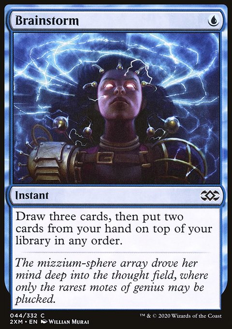 Brainstorm, Double Masters #44, Magic: The Gathering card