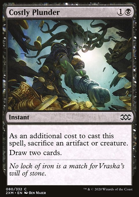 Costly Plunder, Double Masters #80, Magic: The Gathering card