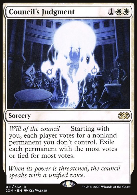 Council's Judgment, Double Masters #11, Magic: The Gathering card