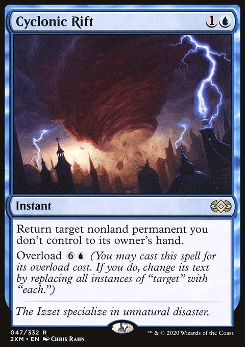 Cyclonic Rift, Double Masters #47, Magic: The Gathering card
