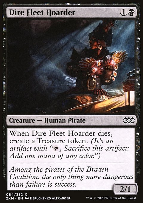Dire Fleet Hoarder, Double Masters #84, Magic: The Gathering card