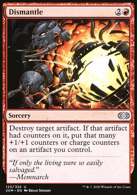 Dismantle, Double Masters #123, Magic: The Gathering card