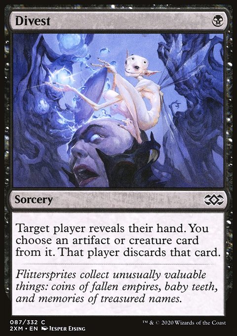Divest, Double Masters #87, Magic: The Gathering card