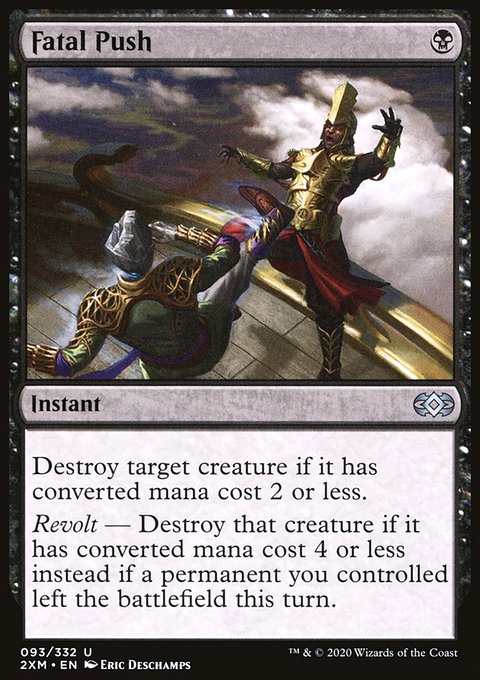 Fatal Push, Double Masters #93, Magic: The Gathering card