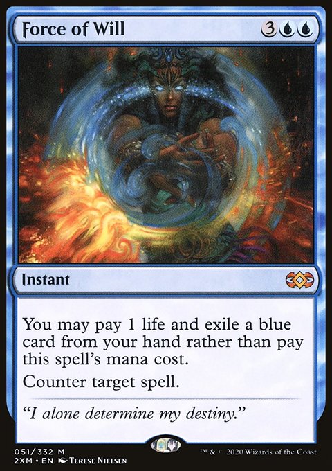 Force of Will, Double Masters #51, Magic: The Gathering card