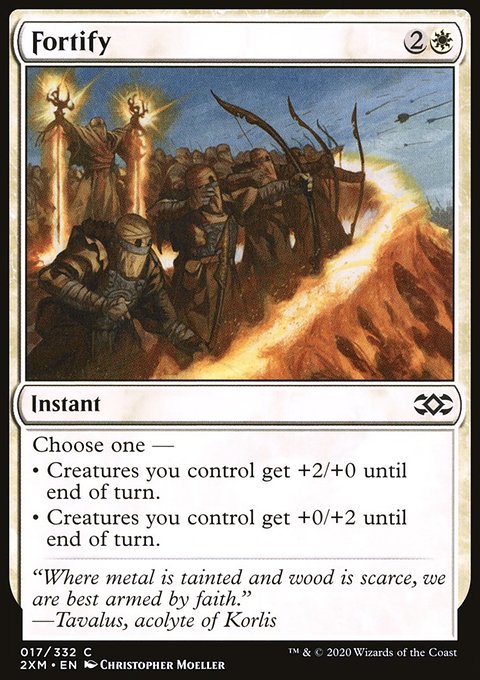 Fortify, Double Masters #17, Magic: The Gathering card