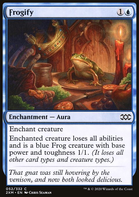 Frogify, Double Masters #52, Magic: The Gathering card