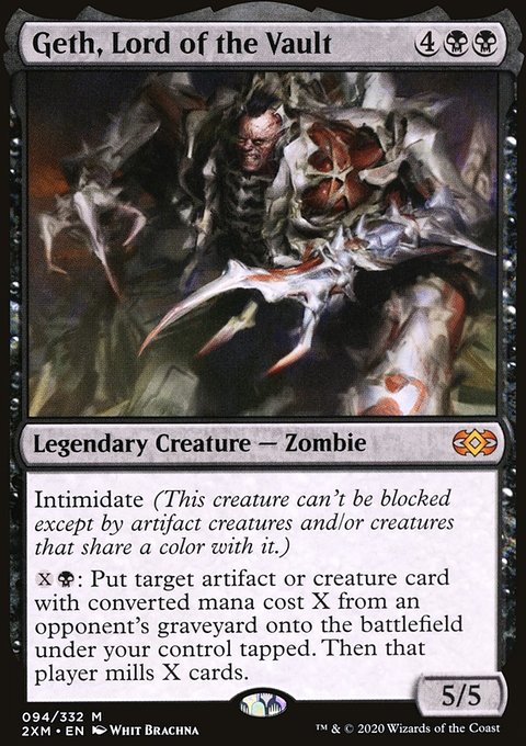 Geth, Lord of the Vault, Double Masters #94, Magic: The Gathering card