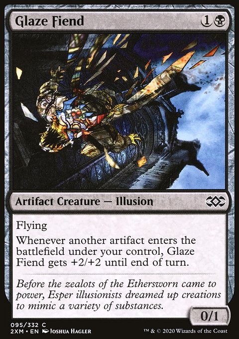 Glaze Fiend, Double Masters #95, Magic: The Gathering card