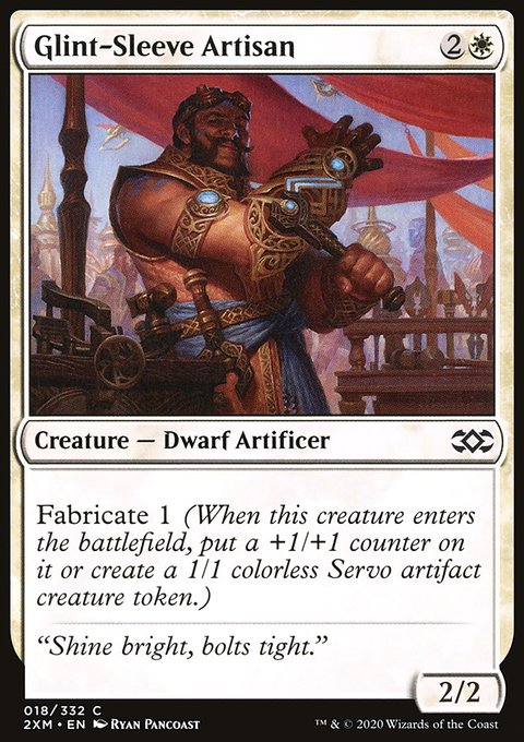 Glint-Sleeve Artisan, Double Masters #18, Magic: The Gathering card