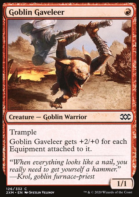 Goblin Gaveleer, Double Masters #126, Magic: The Gathering card