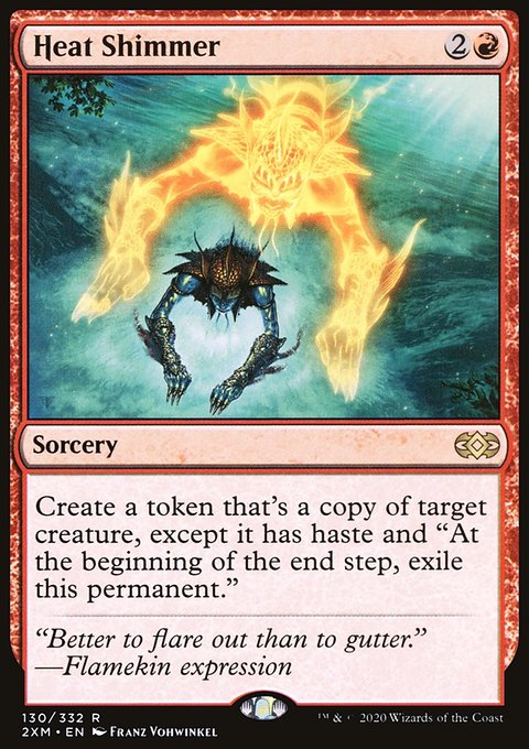Heat Shimmer, Double Masters #130, Magic: The Gathering card
