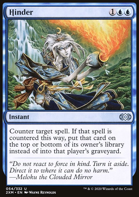 Hinder, Double Masters #54, Magic: The Gathering card