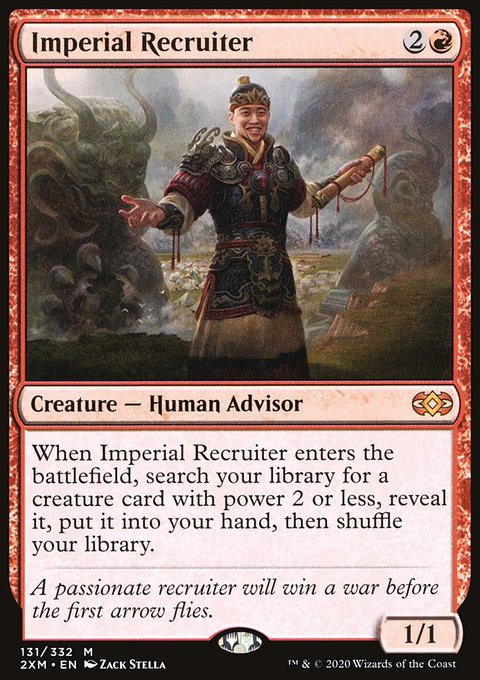 Imperial Recruiter, Double Masters #131, Magic: The Gathering card