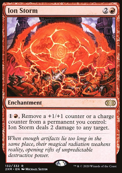 Ion Storm, Double Masters #132, Magic: The Gathering card