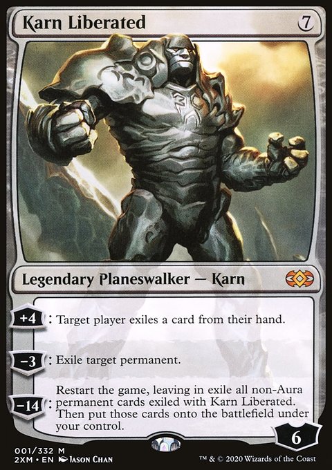 Karn Liberated, Double Masters #1, Magic: The Gathering card