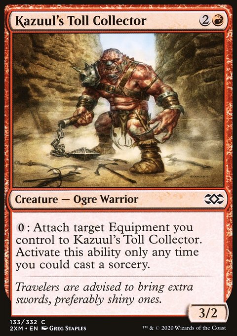 Kazuul's Toll Collector, Double Masters #133, Magic: The Gathering card