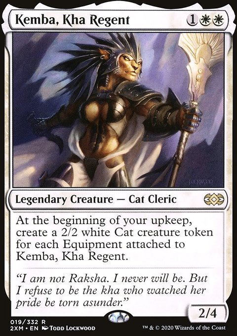 Kemba, Kha Regent, Double Masters #19, Magic: The Gathering card