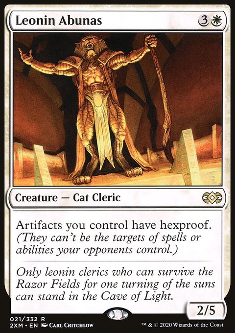 Leonin Abunas, Double Masters #21, Magic: The Gathering card