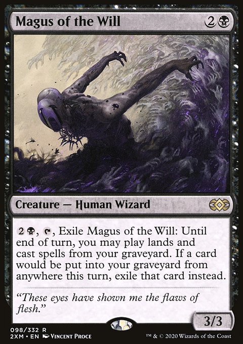 Magus of the Will, Double Masters #98, Magic: The Gathering card